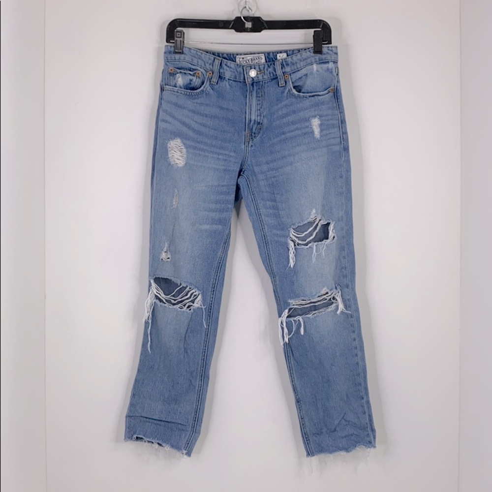 Lucky Sienna Slim Boyfriend Destroy Baggy Jeans